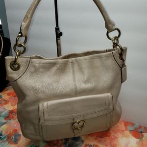 PRICE FIRM Coach leather tote bagbag color